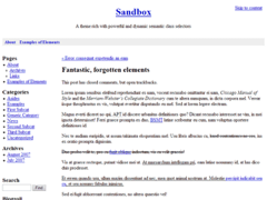 Sandbox for WordPress